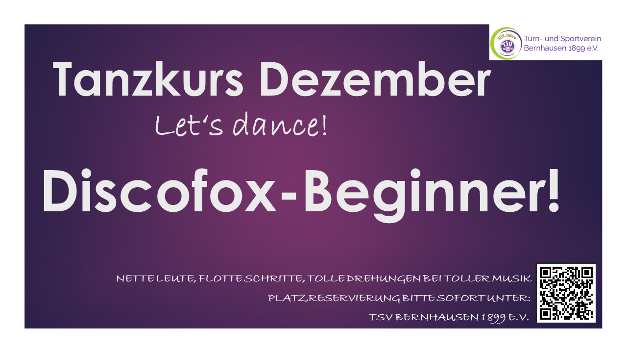 Plakat Discofox Dezember 2023